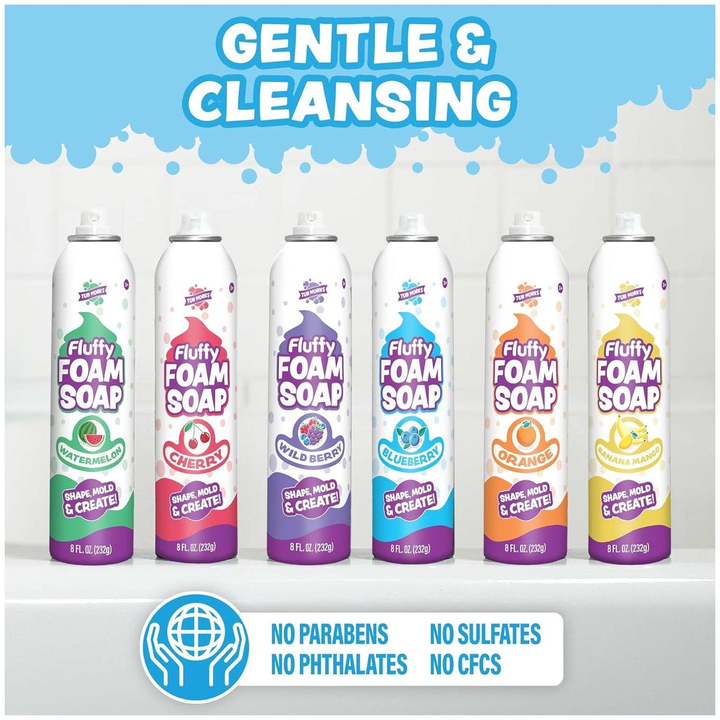 Tub Works® Fluffy Foam Soap