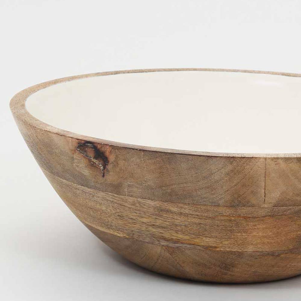 Wooden Resin Bowl - Mango Wood