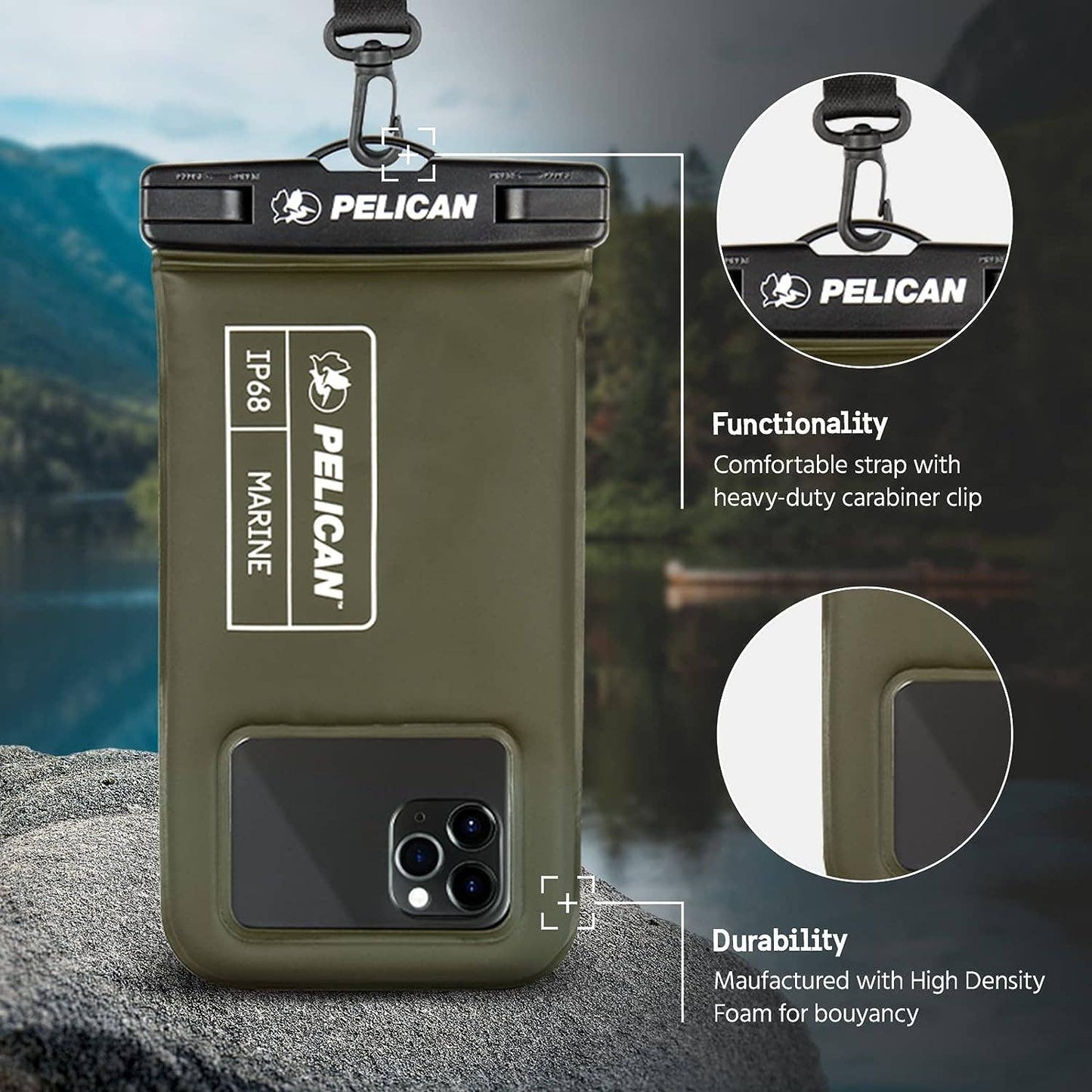 Pelican Marine Waterproof Floating Phone Pouch