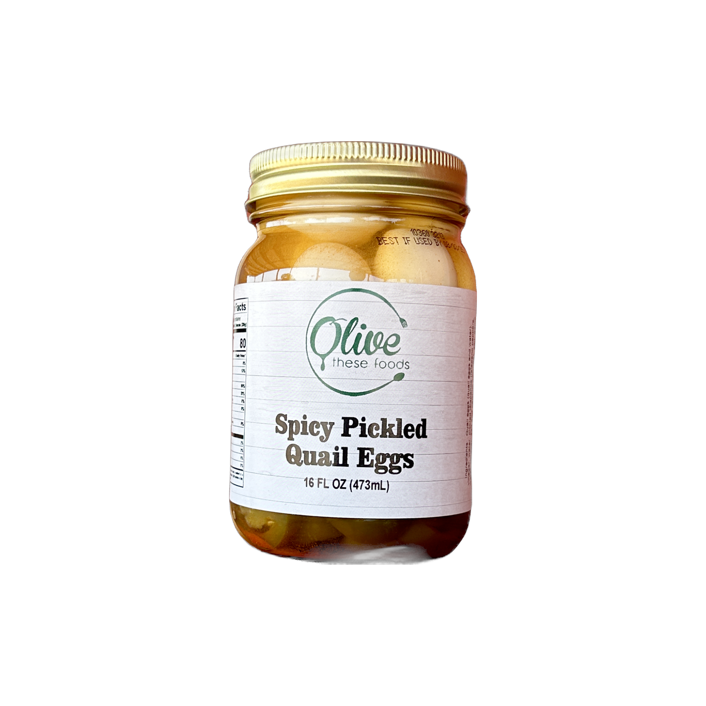 Pickled Veg: Spicy Pickled Quail Eggs (16 oz / 454 g)