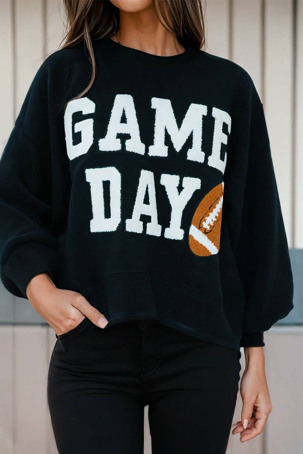 GAME DAY * Graphic Loose Pullover Sweatshirt | S-2XL