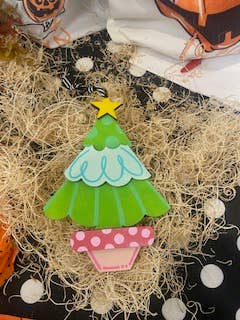 Funky Tree Christmas ornament