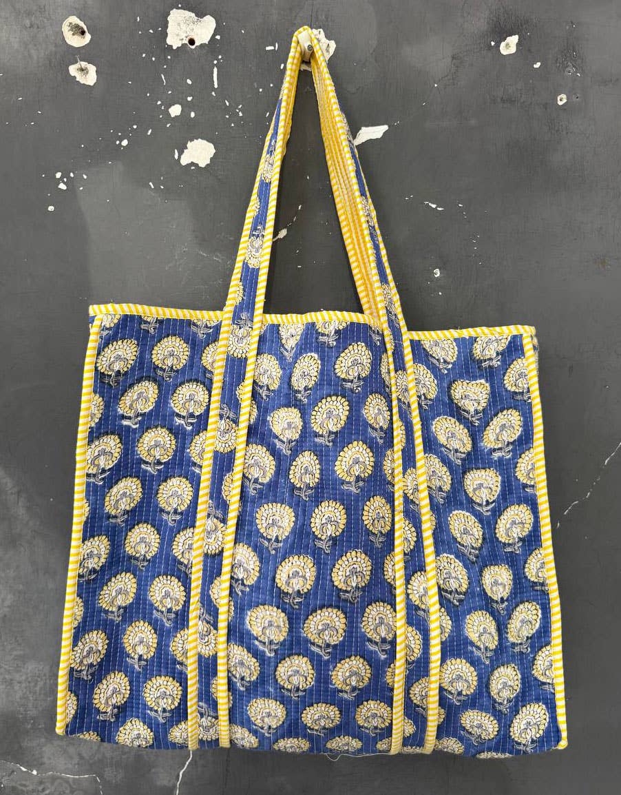 Printed Shoulder Cotton Quilted Bag