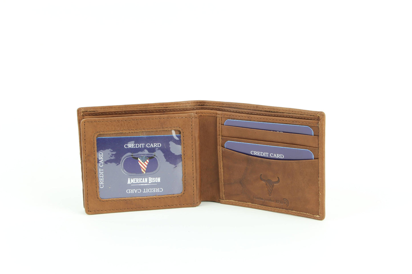 RFID Bifold w/Center I.D. Flap & Corner Contrast Notch 15715