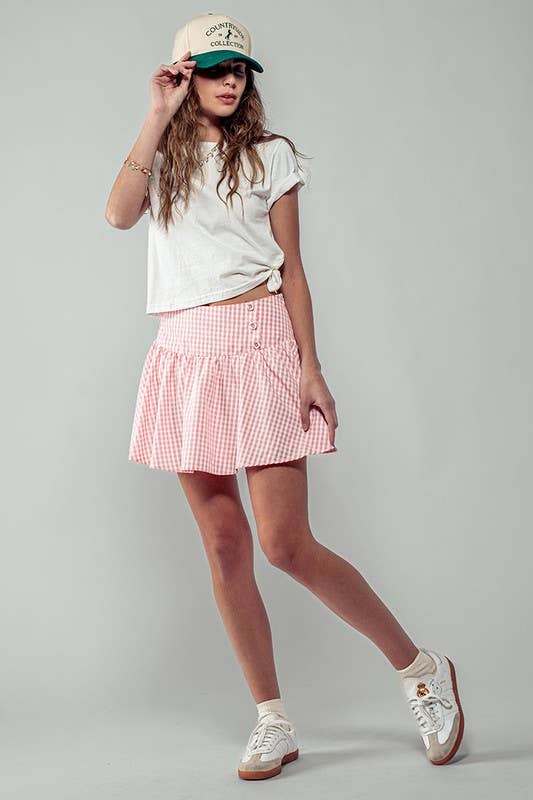 Countryside Comfort Lined Mini Skirt