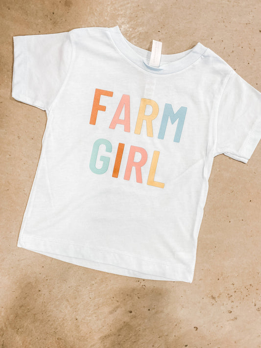 Graphic 'Farm Girl' Tee Toddler & Youth