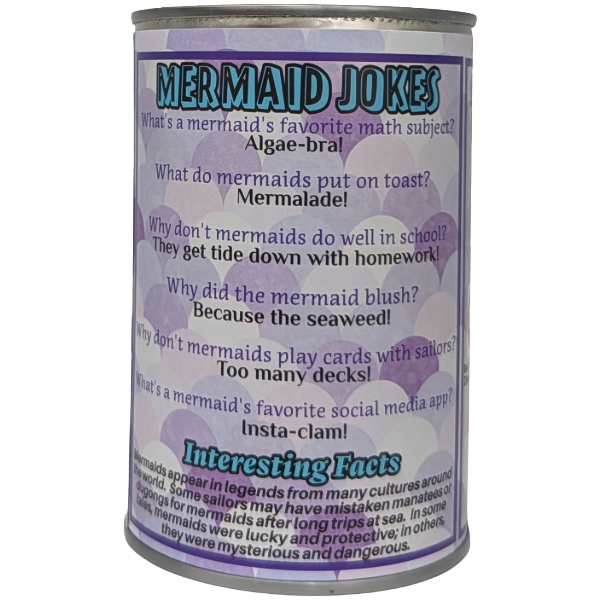 Misty the Canned Blond Mermaid - Mermaid Plush in a Can