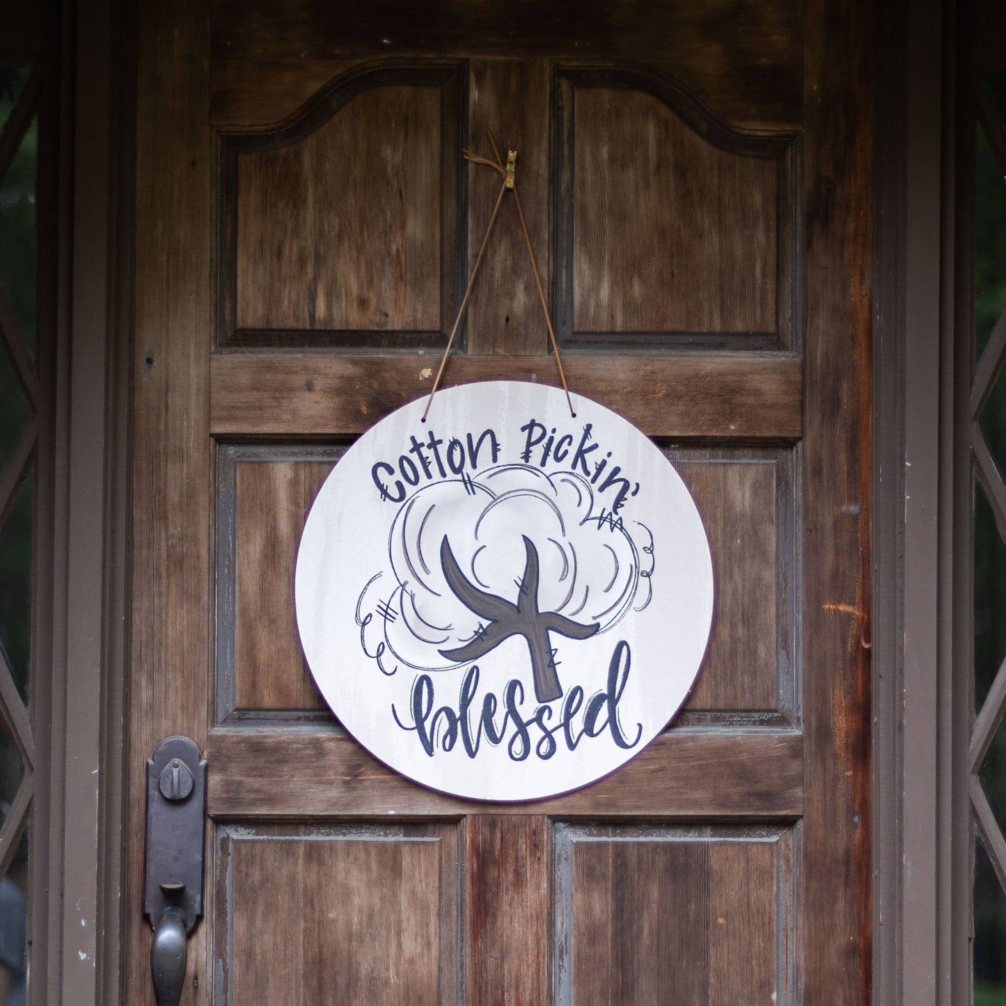 Summer Door Hanger, Cotton Blessed