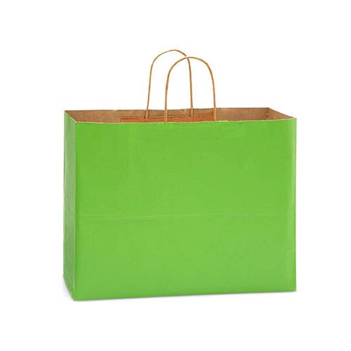 Recycled Kraft Color Paper Retail Shopping Bags