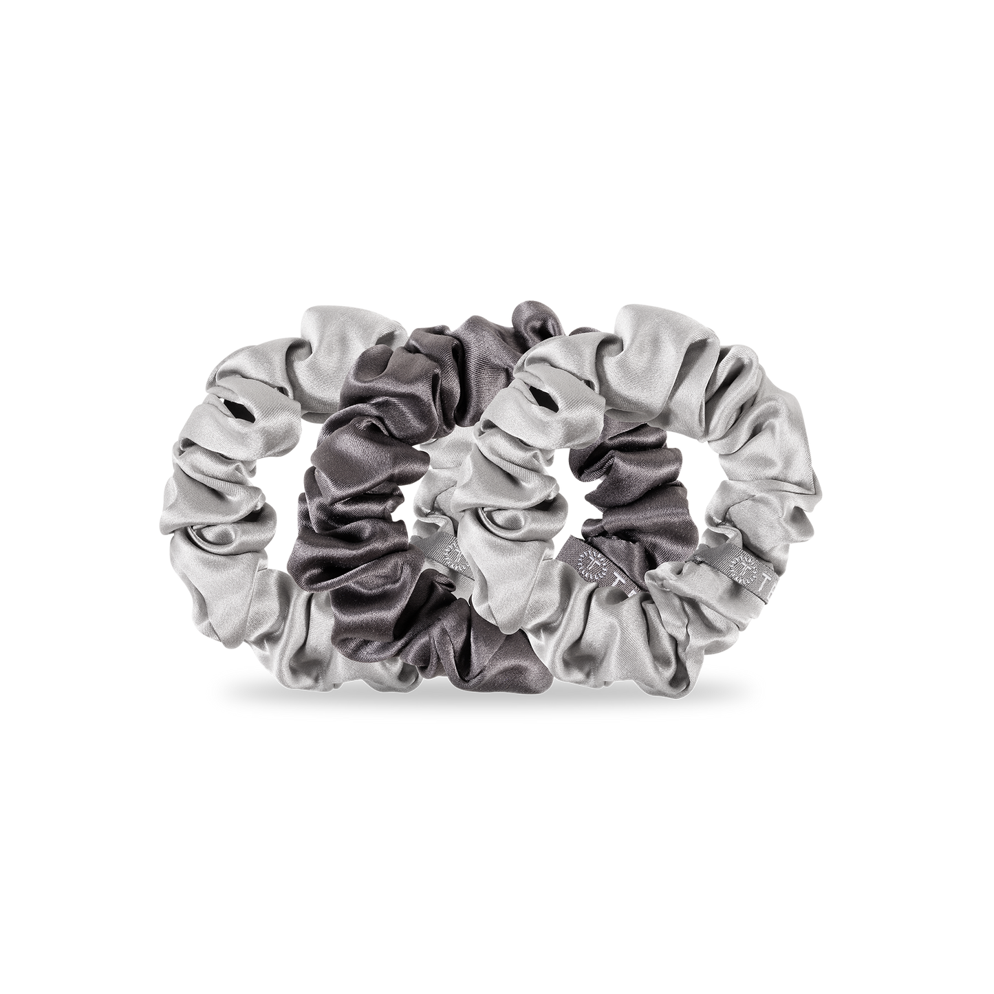 Silver Flames - Large Scrunchie, 3-Pack