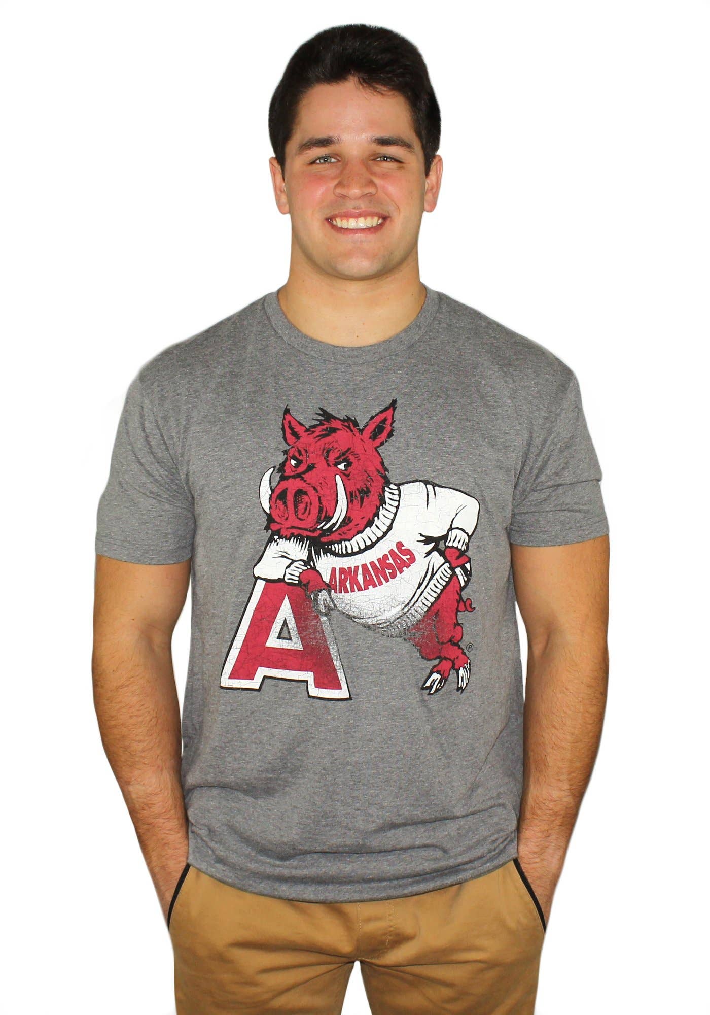 Hog Leaning on 'A' Triblend T-Shirt