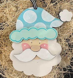 Hand Painted Santa Claus Ornament