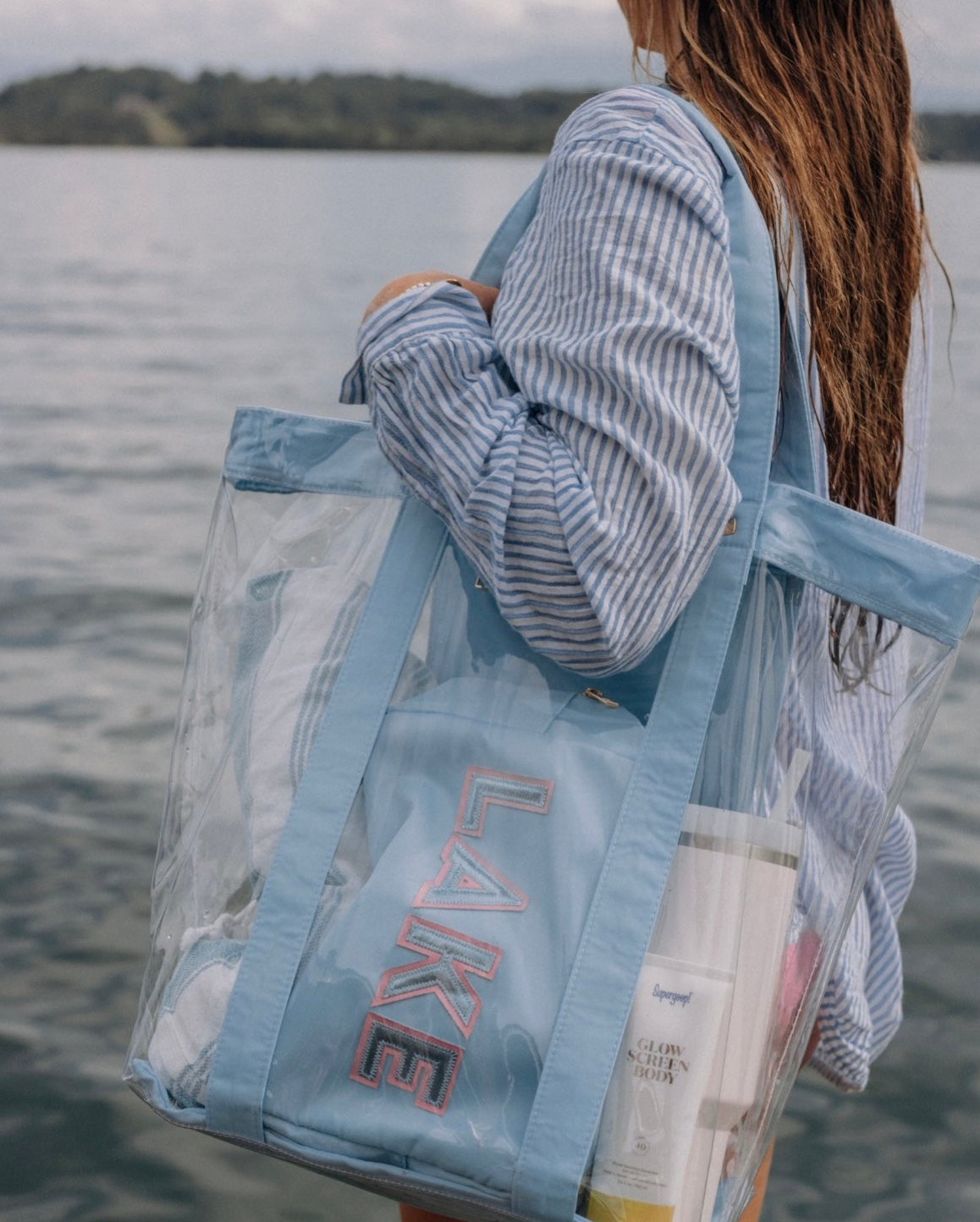 Clear Oversized Tote