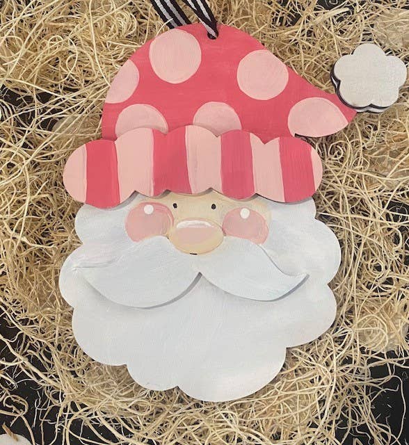 Hand Painted Santa Claus Ornament