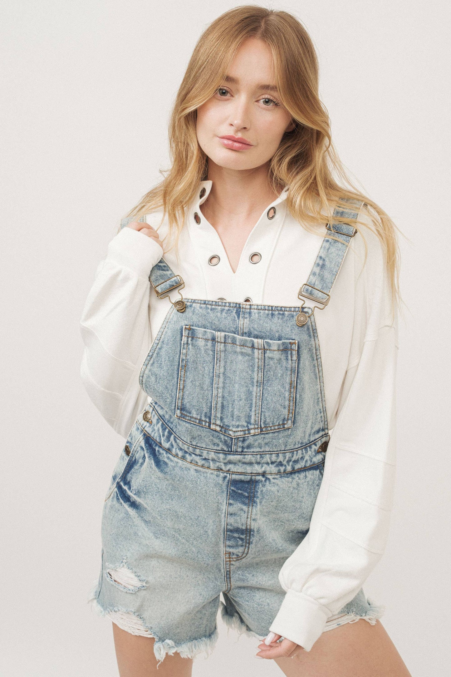 MAJ2503 Faith Overall Shorts