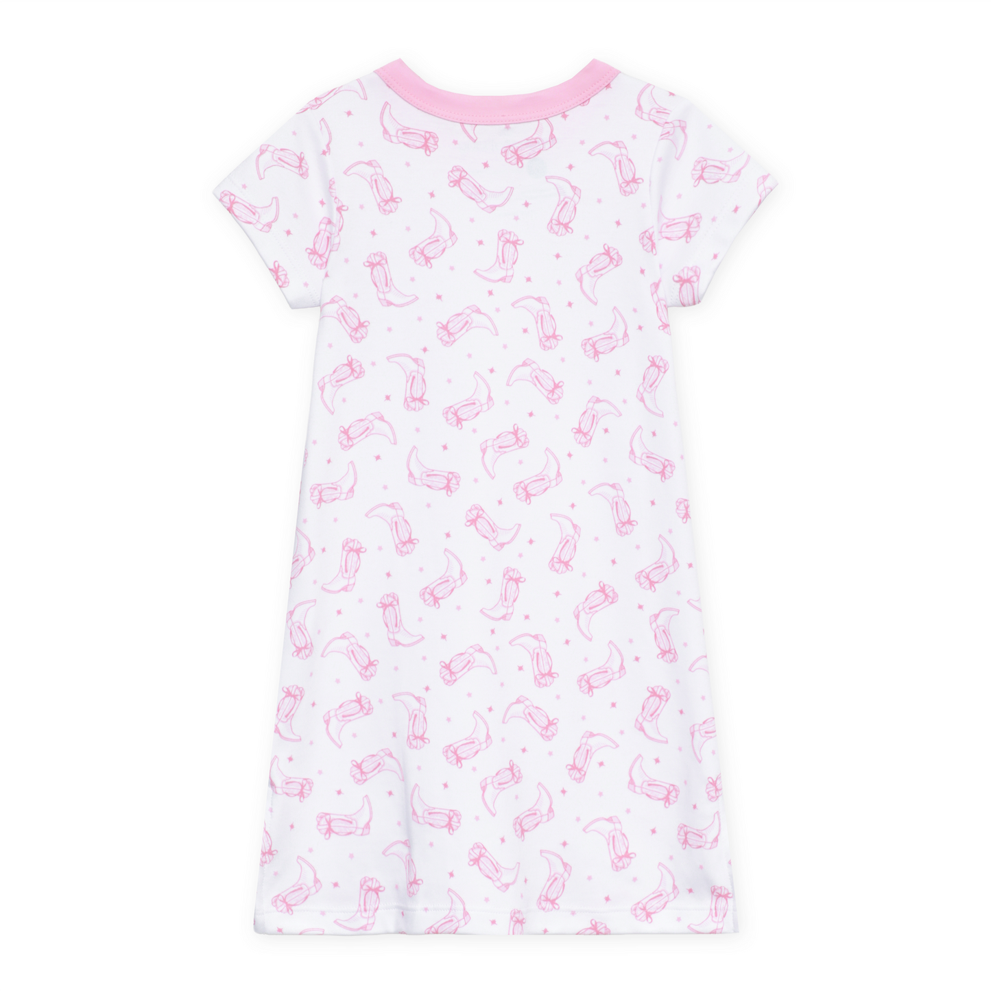 Darling Cowboy Boots Nightdress - Pink