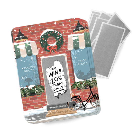 100 Customer Scratch-off Cards - Winter Brick Shop Small