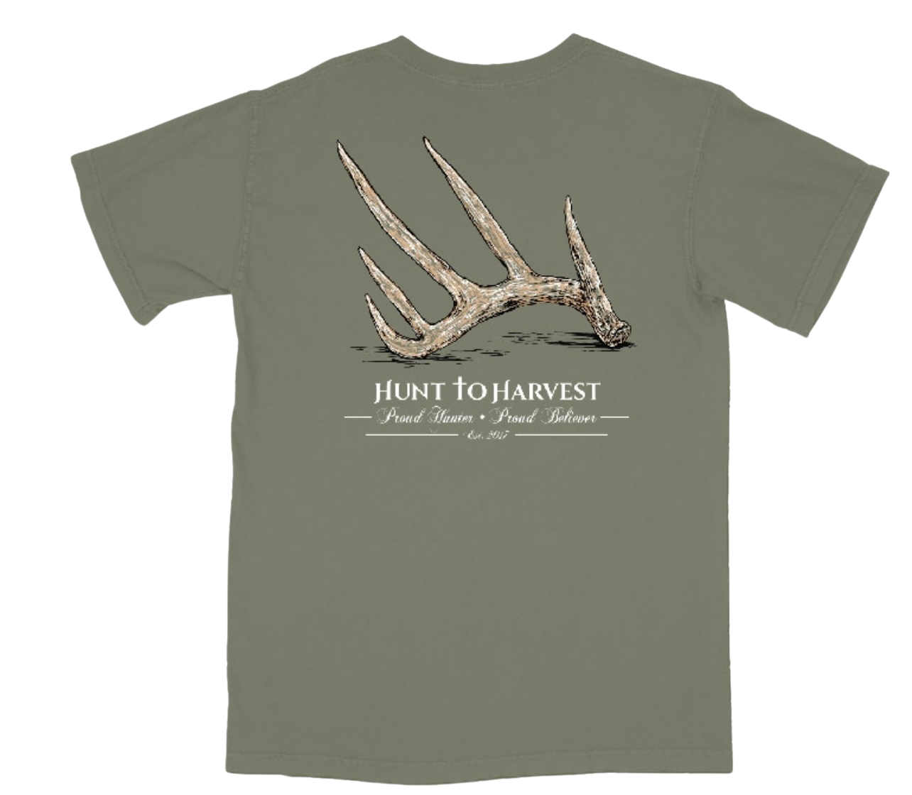 Shed Tee-Navy or Military Green