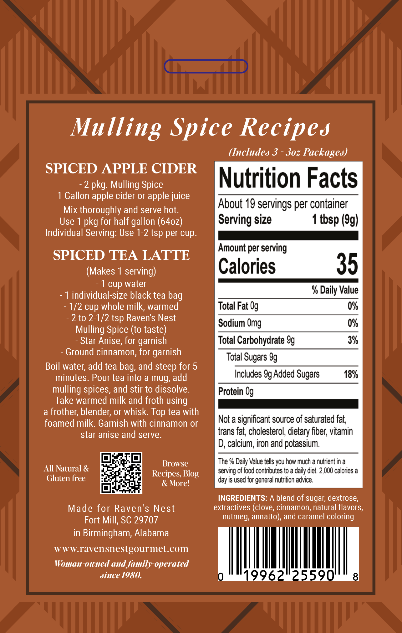 NEW!  Mulling Spice Gift Box